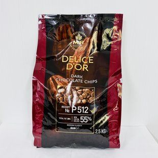 Шоколад чорний 55% ТМ Delice D'or в дисках 2,5 кг 653 фото