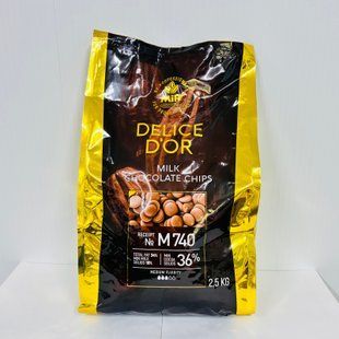 Шоколад молочний 36% ТМ Delice D'or в дисках 2,5 кг 651 фото